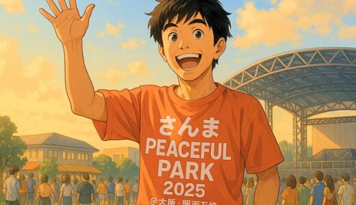【速報】2025年9月7日開催！明石家さんまが登場する「さんまPEACEFUL PARK 2025」＠大阪・関西万博